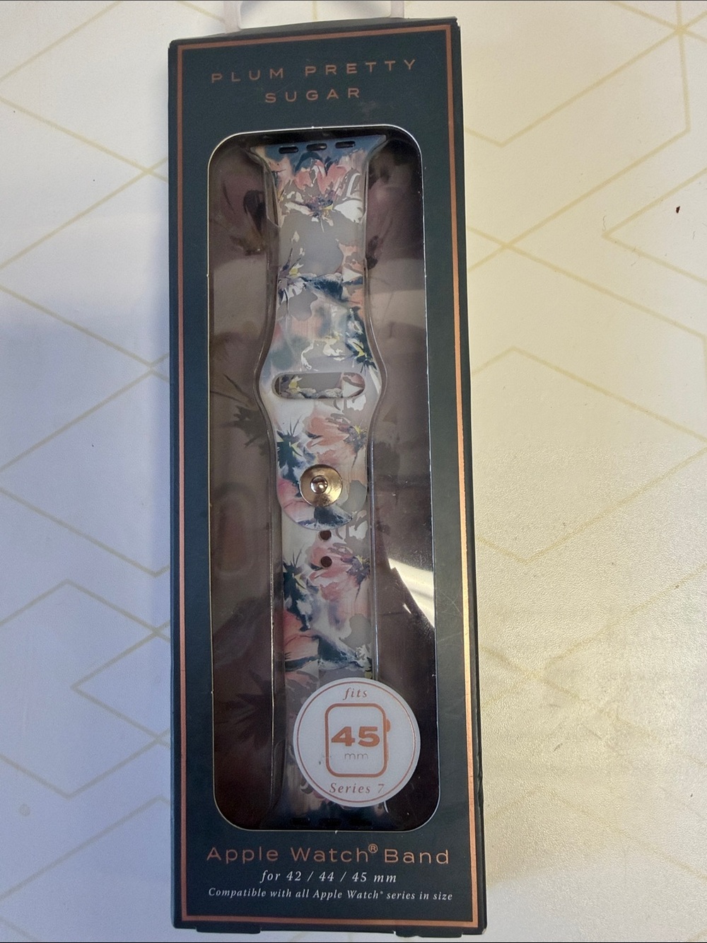 Apple Watch Band Plum Pretty Sugar fits 45 mm Series 7